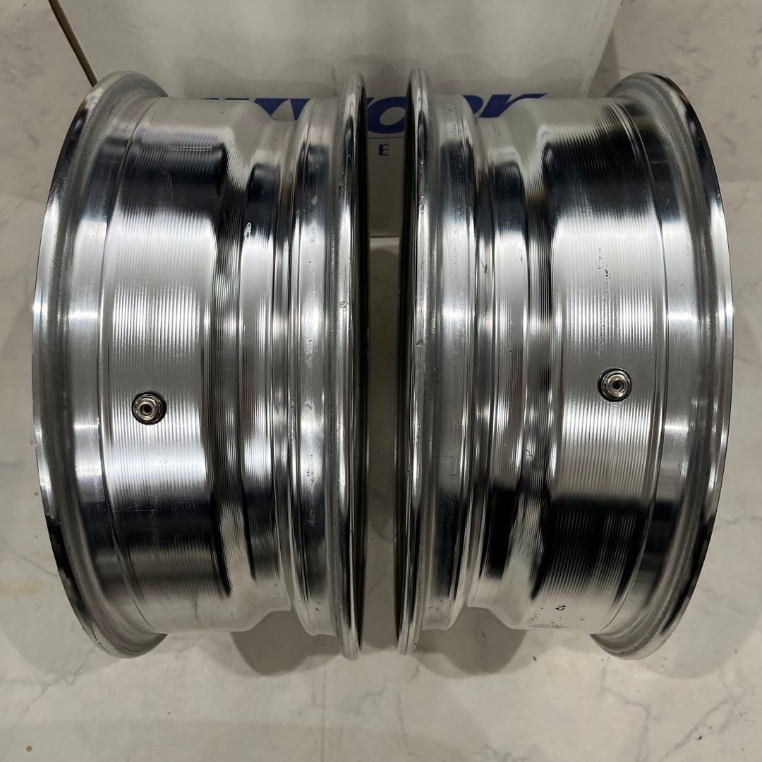 ‼️最終金額‼️ワーク リザルタード17インチ 6J+40 フロント ホイール 2本