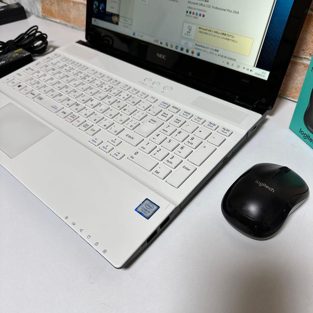 美品　NEC ノートPC 第7世代　SSD Windows 11 オフィス付き