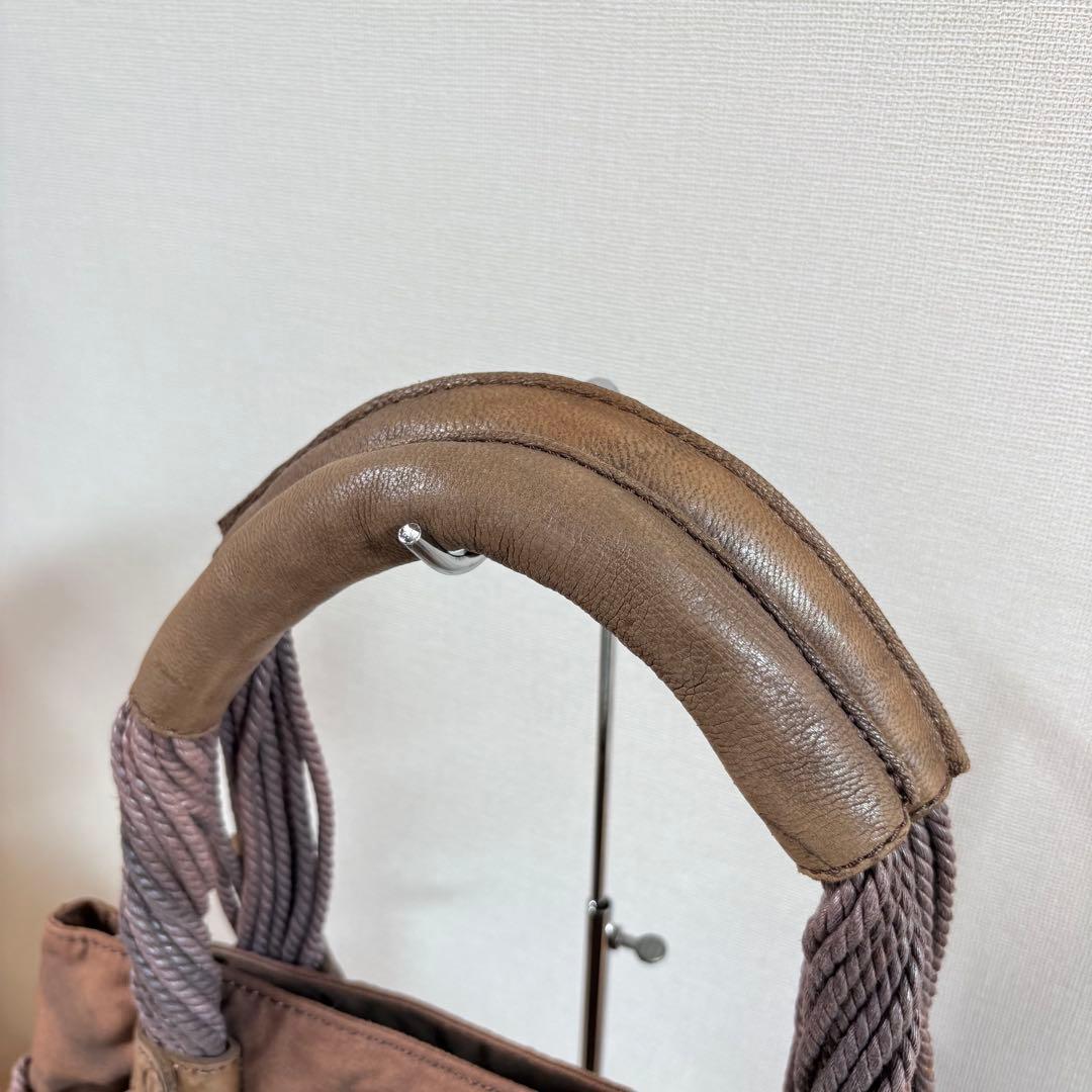 バッグ Y2k Diesel Rope Fringe Bag Leather Brown