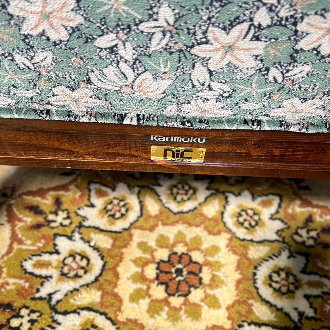 ばあちゃん꧁カリモク家具 karimoku꧂コロニアル1人掛けソファ2脚