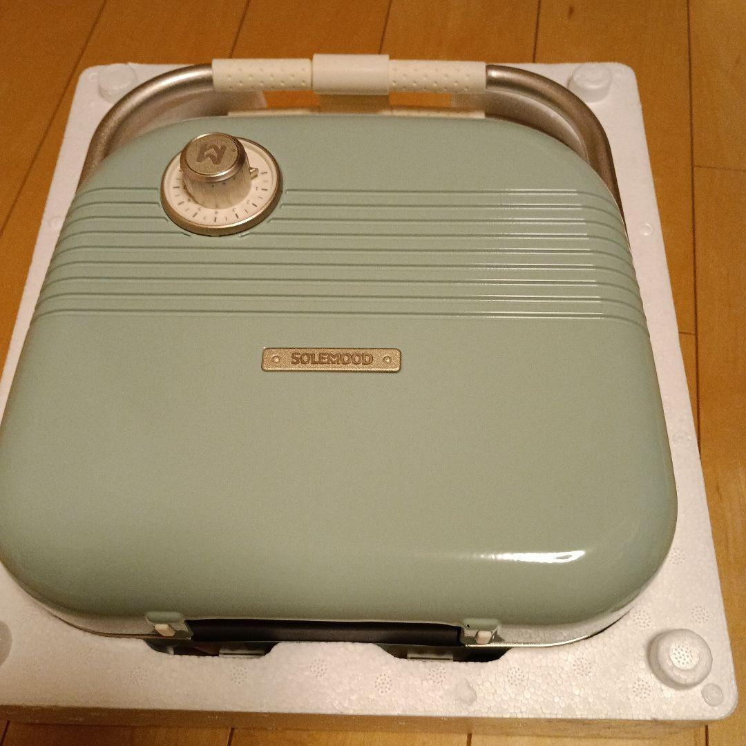 SOLEWOOD ミントグリーン ホットサンドメーカー
