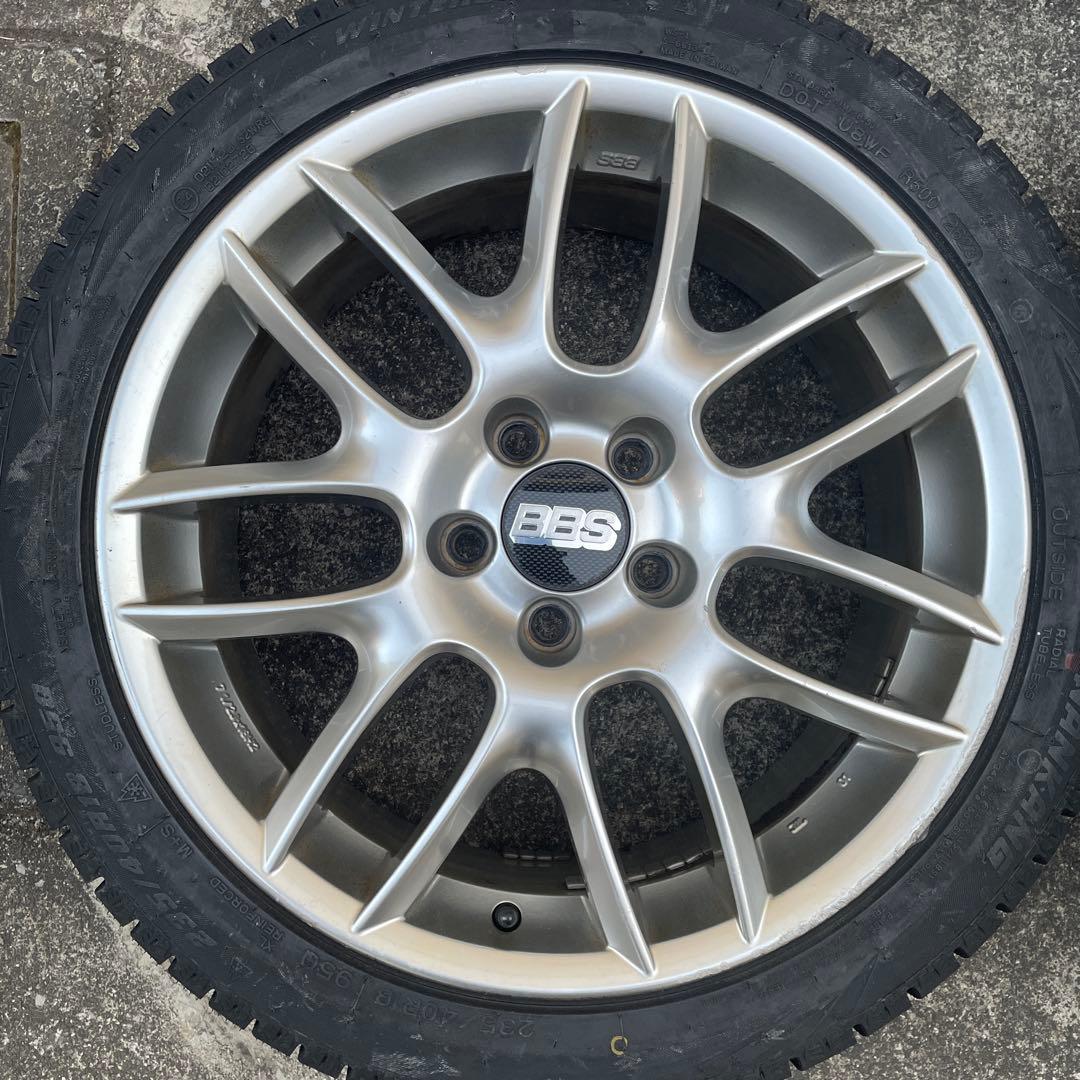 未使用スタッドレスタイヤ　BBS CV007 235/40R18