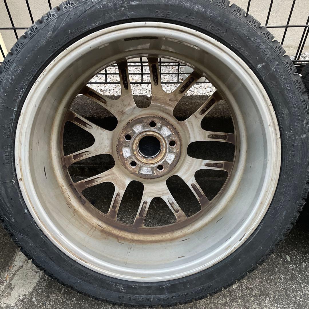 未使用スタッドレスタイヤ　BBS CV007 235/40R18