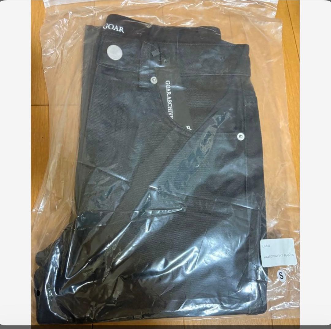 パンツ goar.archive STRAPPED STRAIGHT OILPANTS