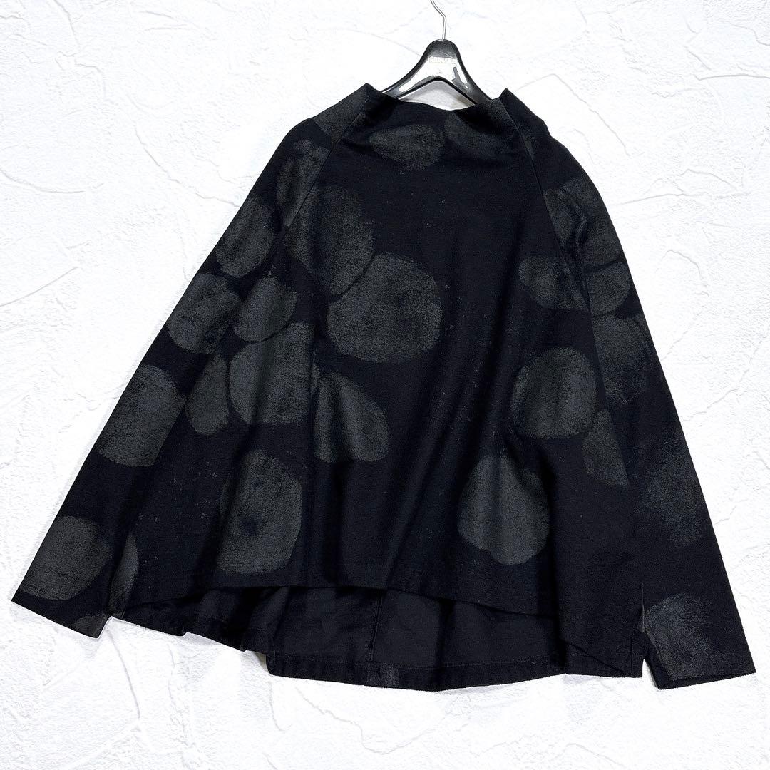 ✨美品✨モユル　カットソー　ドット　ハイネック　変形　ドルマンスリーブ　近年