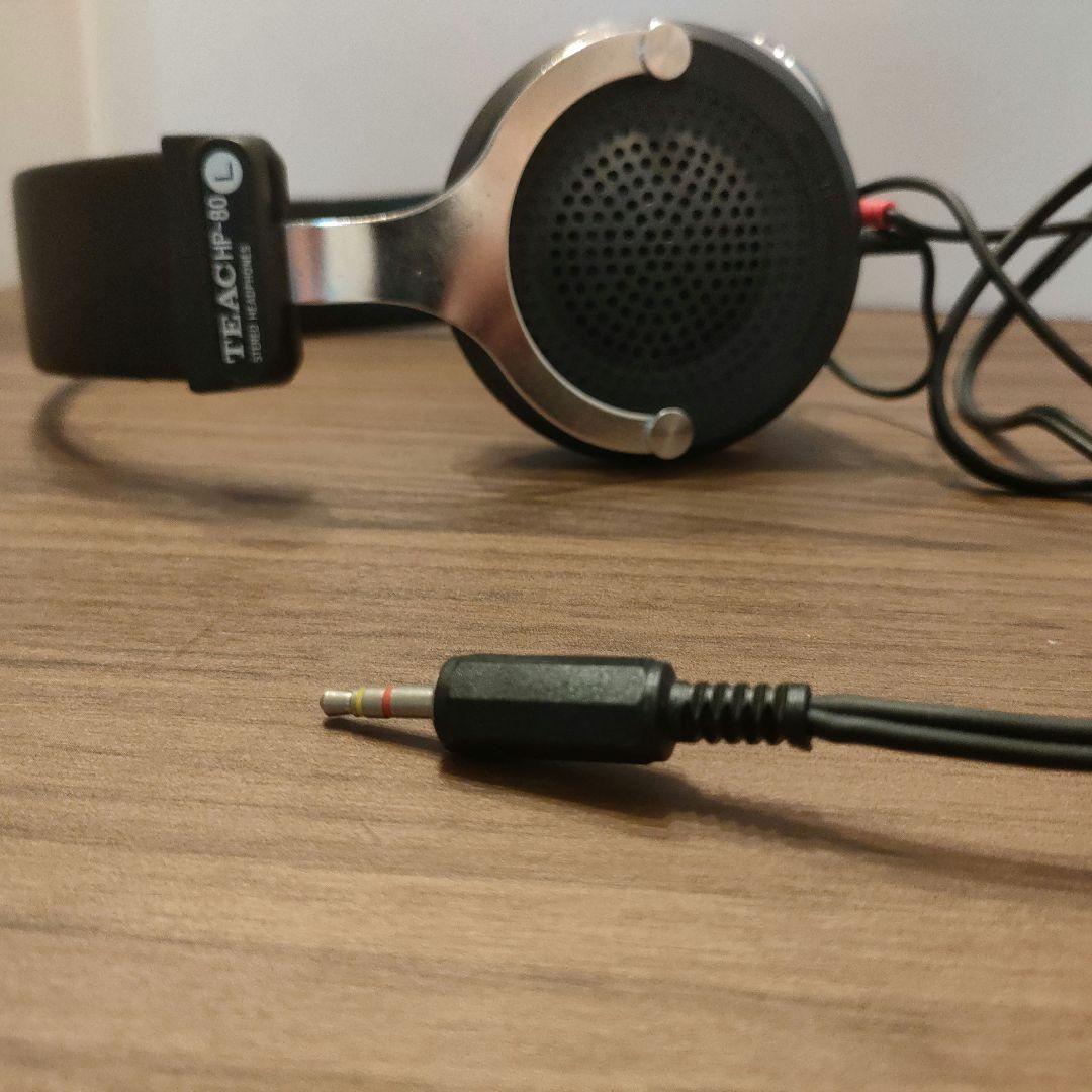 【値下げしました】TEAC HP-80　有線ヘッドフォン　ビンテージ
