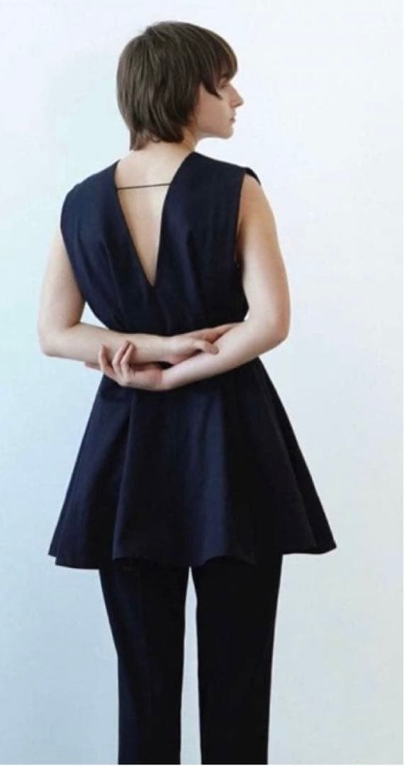 トップス W FACE A LINE BUSTIER