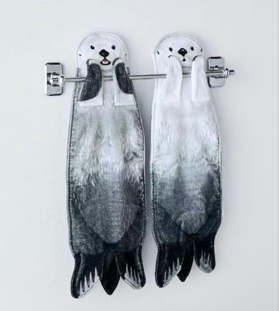 【新品未開封】ラッコのぶら〜んタオル　キラちゃんメイちゃん鳥羽水族館フェリシモ