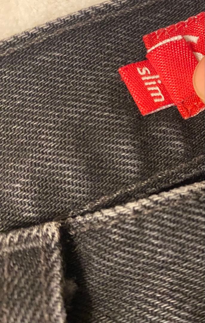 Supreme ブラックデニムパンツ 30 USA製