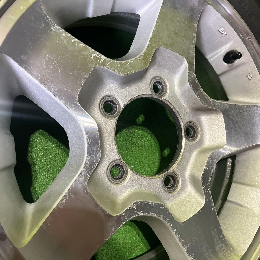 ジムニー純正アルミセット 深溝 1本分 送料込み 1665-①