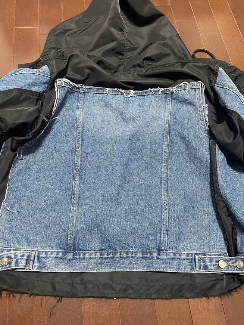 MICALLEMICALLE 異素材mix デニムジャケット /ブルゾン