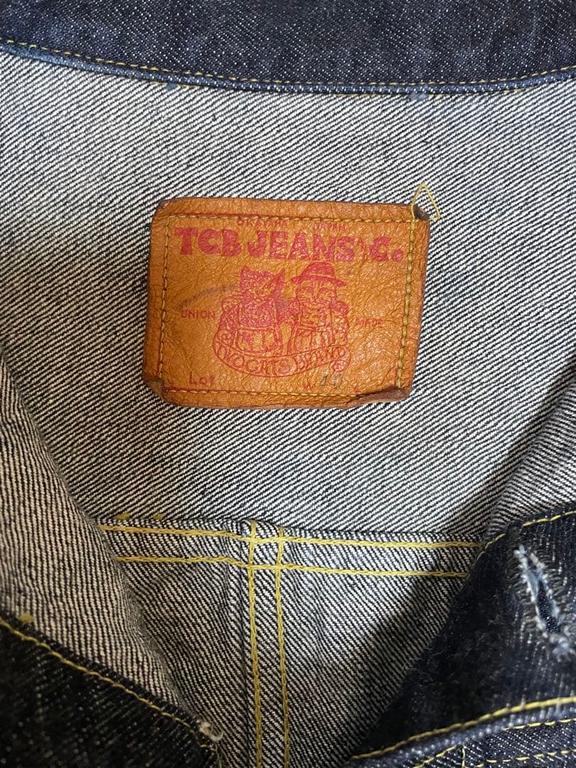 【美品】TCB S40's Jacket 14oz 赤タブ　40