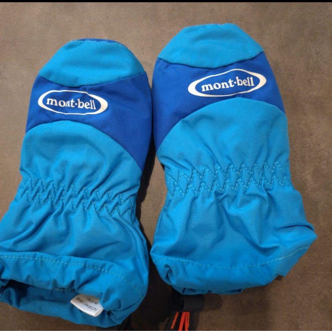 u*5様 mont-bell 子供用 ジャンプスーツ 110サイズ＋ミトン手袋2