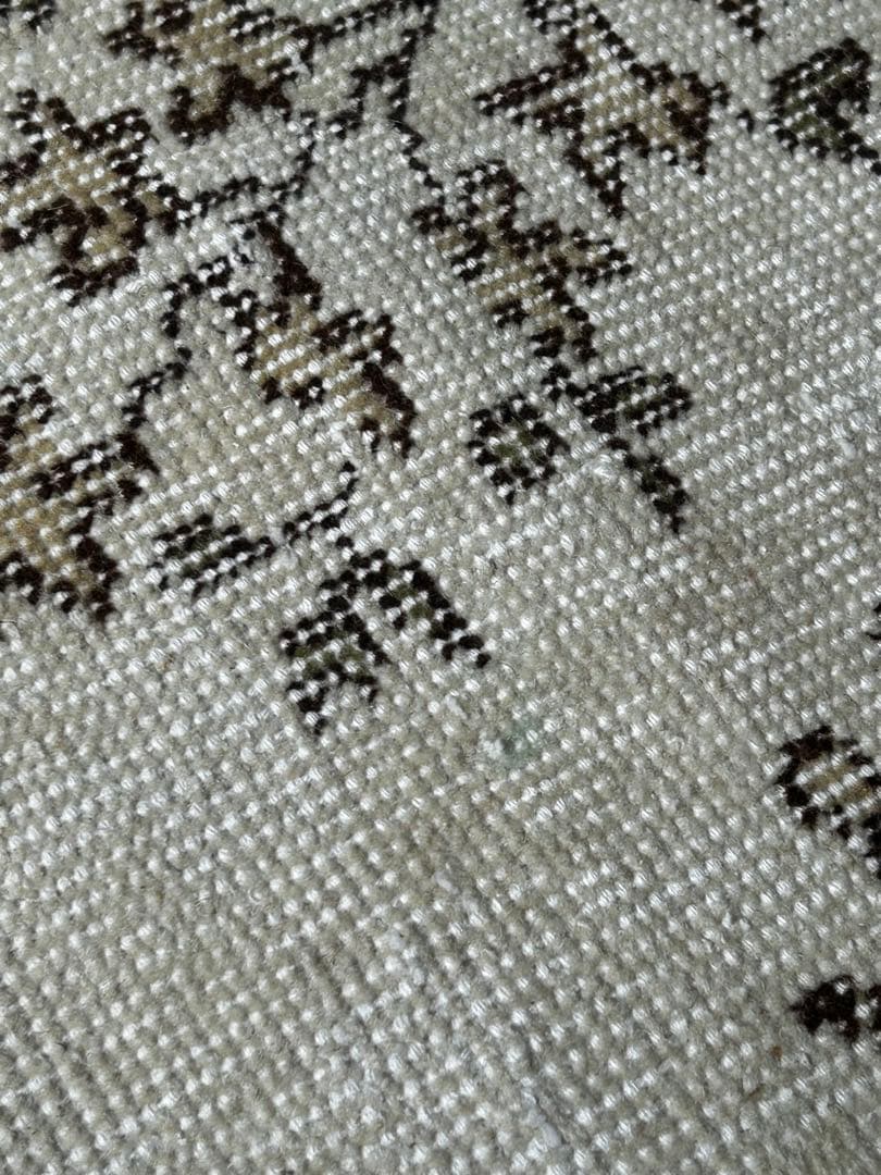 ボタニカル メダリオン　モスグリーン トルコラグ ヴィンテージラグ　雅姫さん