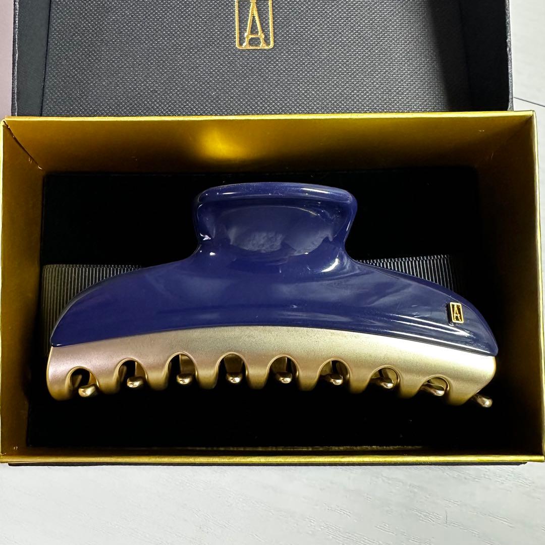 ネイビー アレクサンドルドゥパリ　ヴァンドーム　L ヘアクリップ