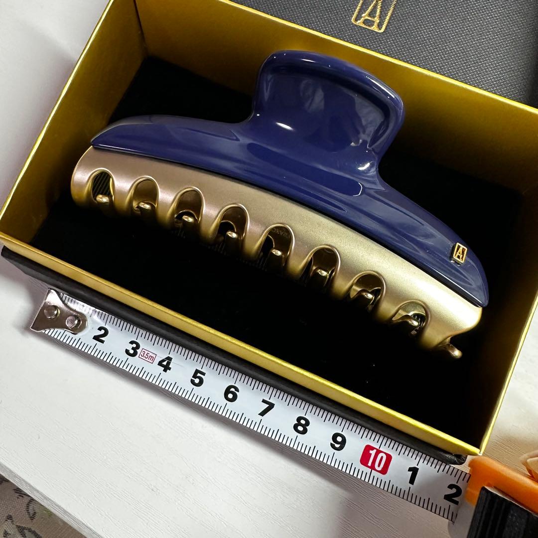 ネイビー アレクサンドルドゥパリ　ヴァンドーム　L ヘアクリップ