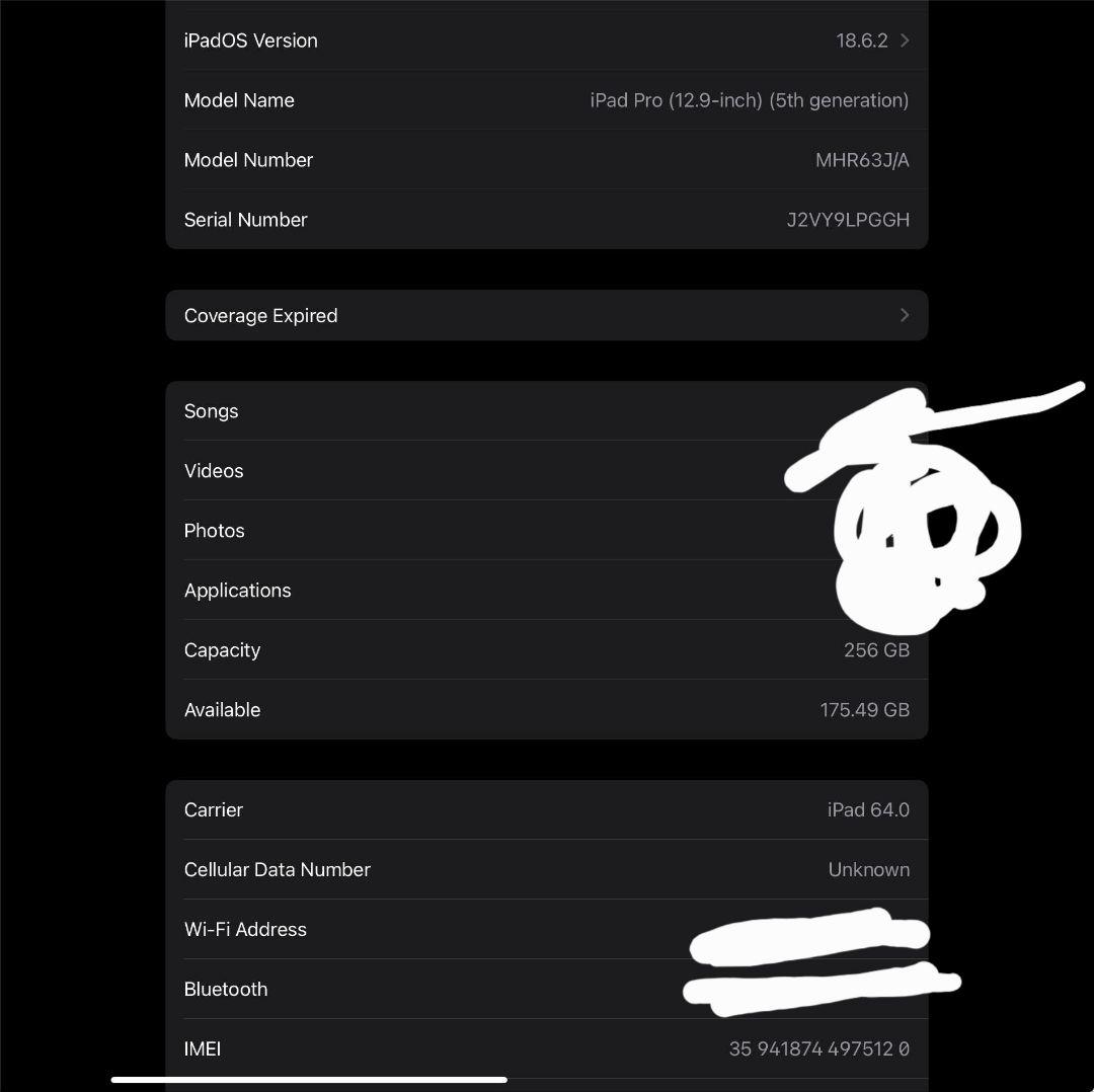 iPad Pro M1 12.9 第5世代 256GB スペースグレイ