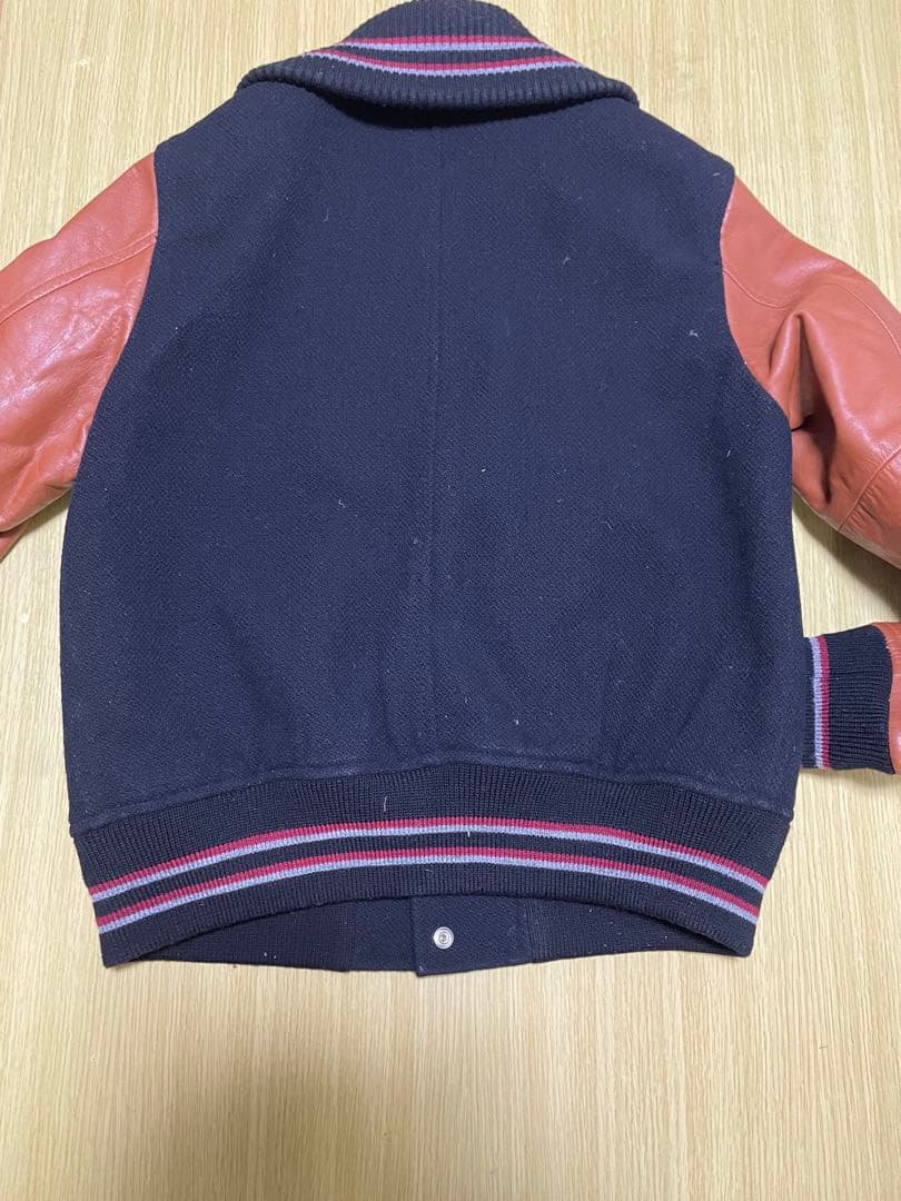 MEN'S BIGI スタジャン ネイビー/ブラウン ビンテージ80s〜90s