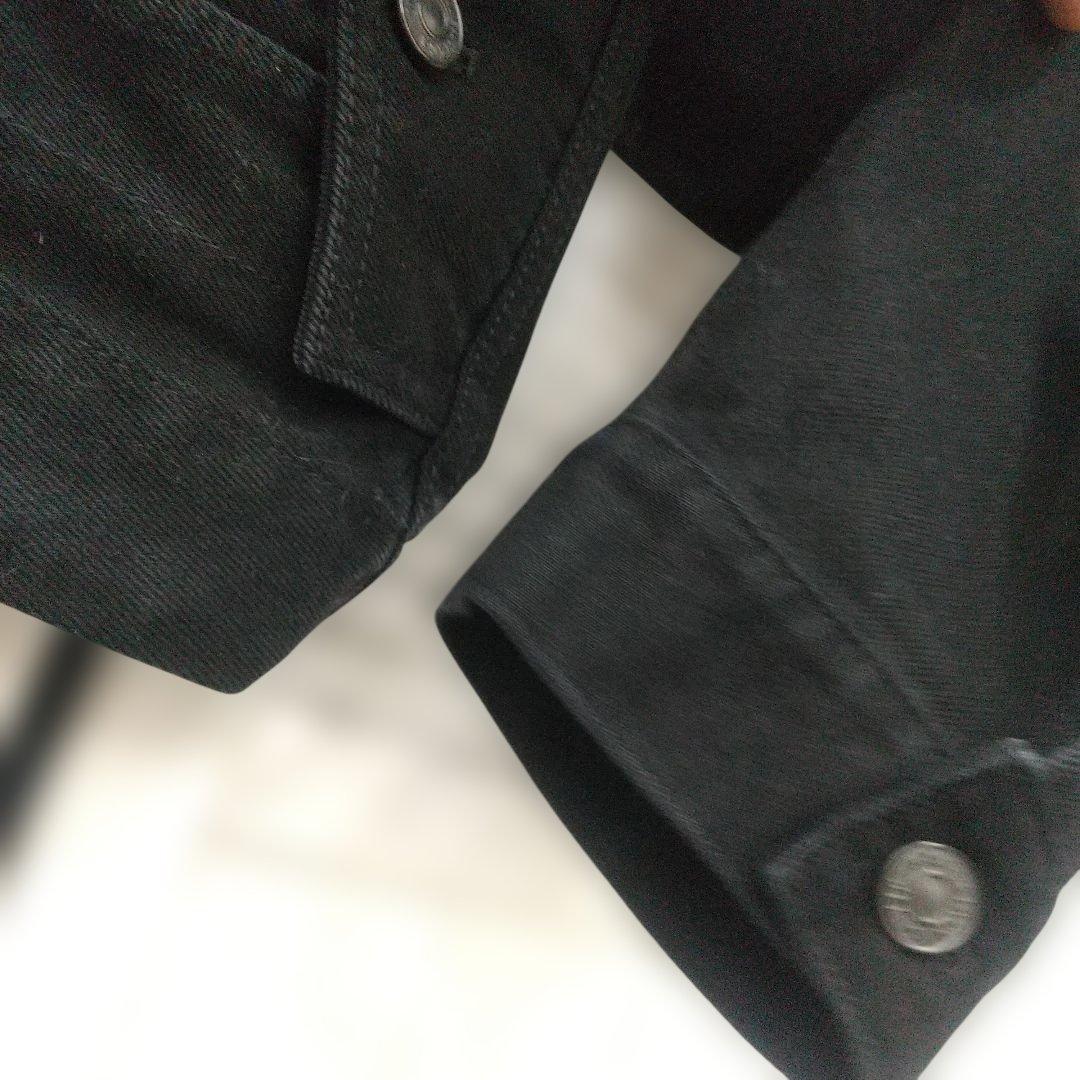 バレンシアガ アップサイドダウン デニムジャケット ブラック 34