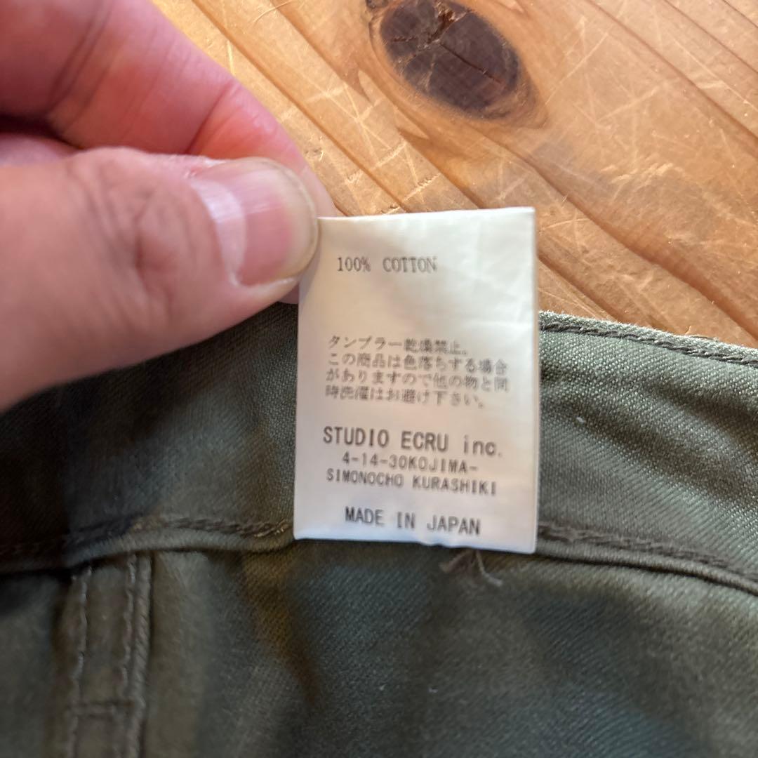 【美品】FOB FACTORY ベイカーパンツ F0431 オリーブ 4