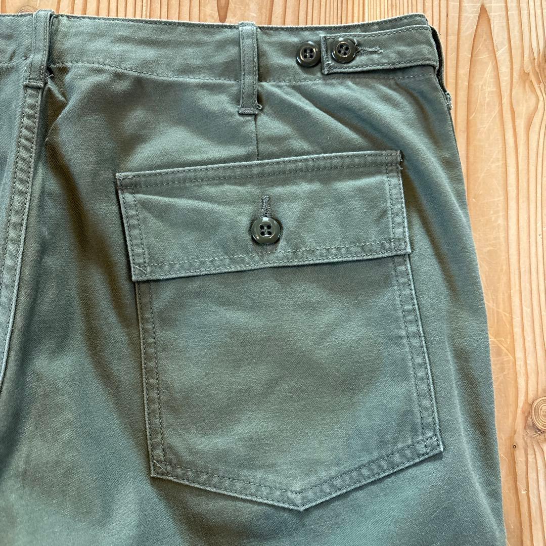 【美品】FOB FACTORY ベイカーパンツ F0431 オリーブ 4
