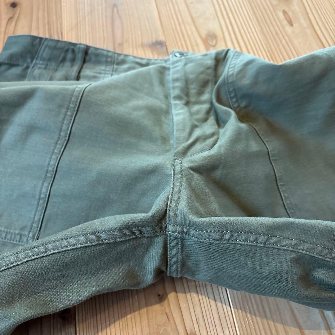 【美品】FOB FACTORY ベイカーパンツ F0431 オリーブ 4