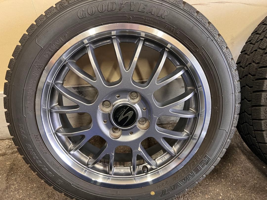 スタッドレスアルミ（S-HOLD）4本セット！165/60R15 アイスナビ7
