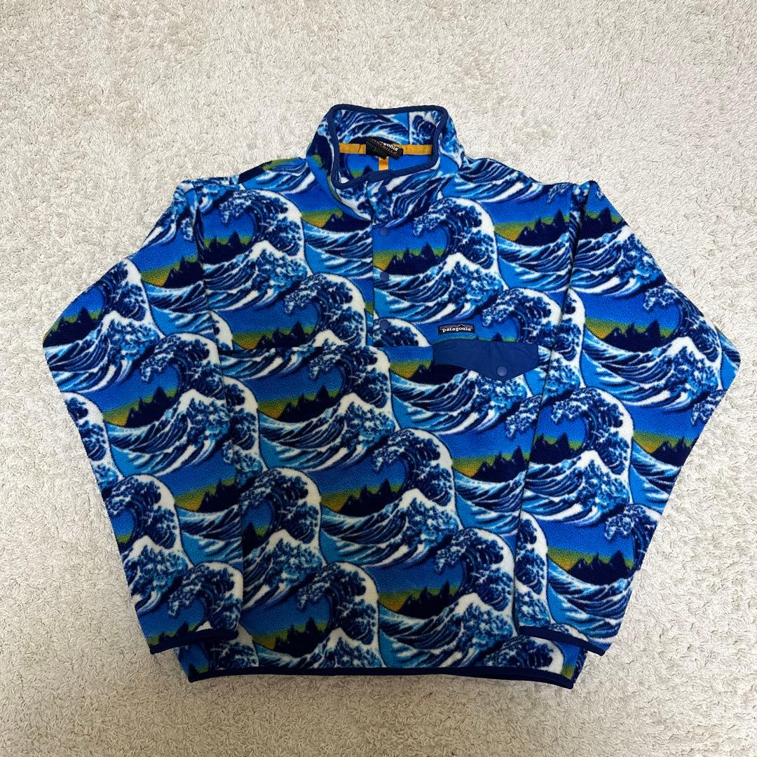 珍*ね様 海外限定patagonia シンチラ 葛飾北斎　波柄