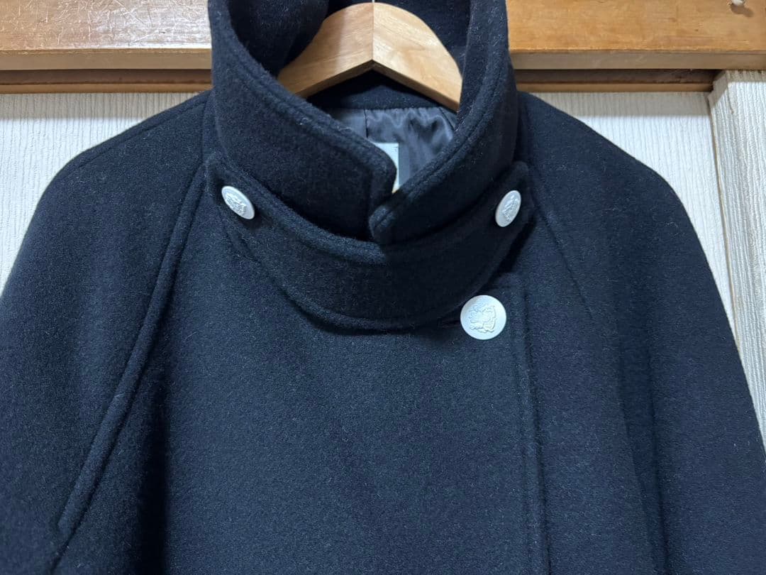 apart by スーパー100 2WAYコートグレーアパートバイ　ブラック