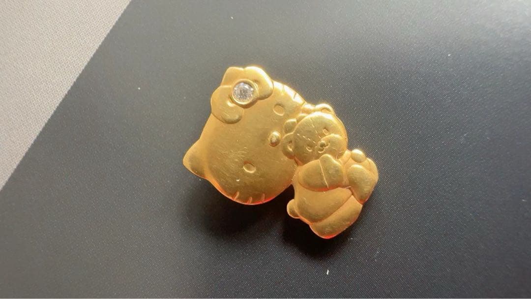 ハローキティサンリオペンダント2014年限定 ダイヤ1P SANRIO チャーム