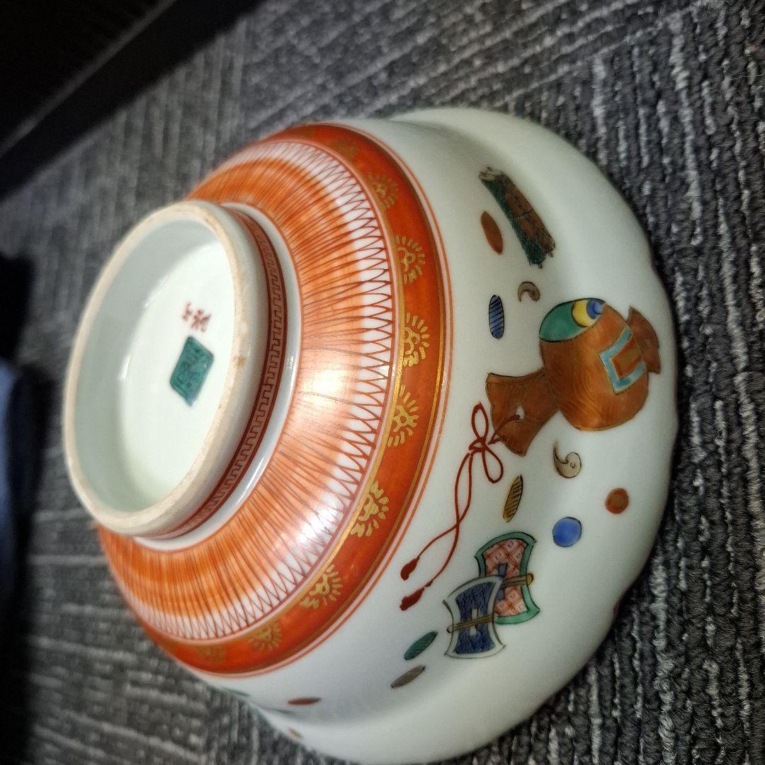 九谷焼細密菓子器（共箱付き）