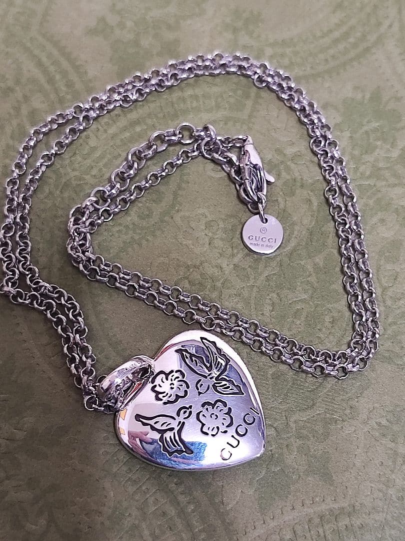 専用　新品 グッチ ネックレス GUCCI ブラインド フォー ラブ シルバー
