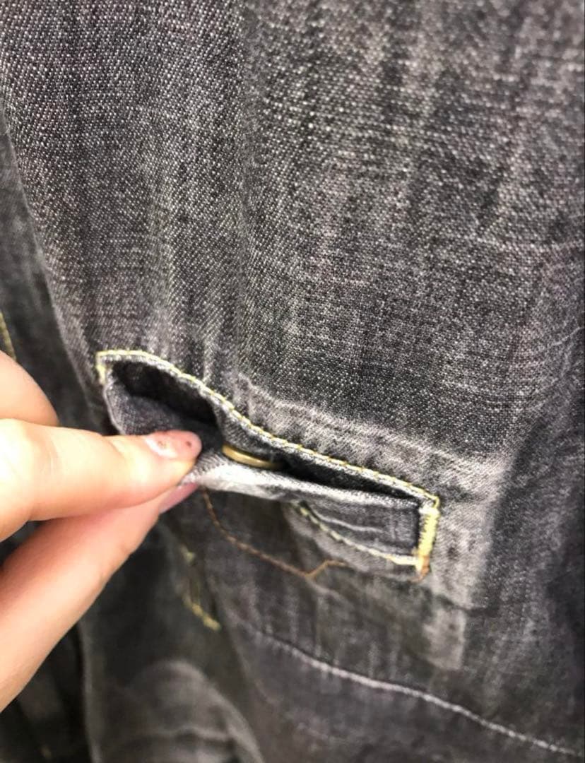 ヴィクトリアGAVIAL ガヴィル ブラックシャンブレー ジャンプスーツ