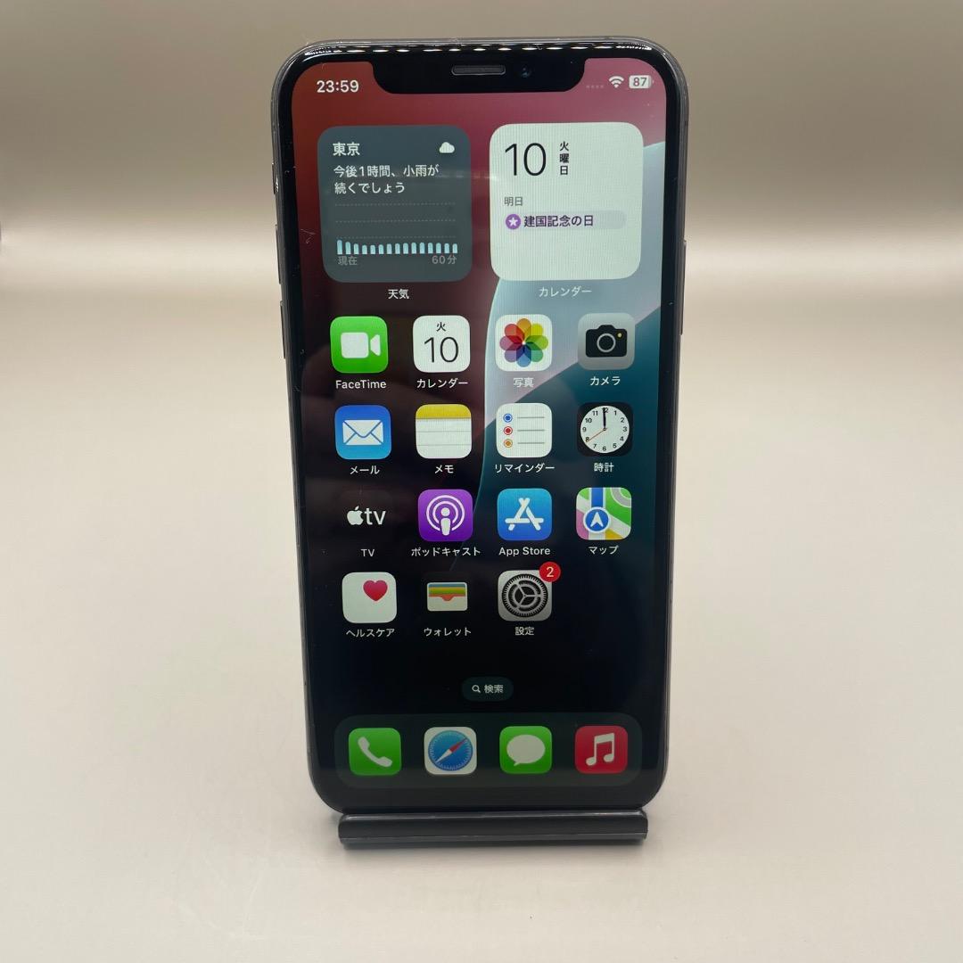 美品✨iPhone Xs 64GB ブラック バッテリー新品100％