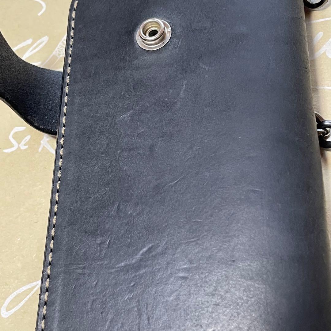 ✴️値下✴️FUNNY トラッカーズウォレットレザー長財布 チェーン付き ブラック