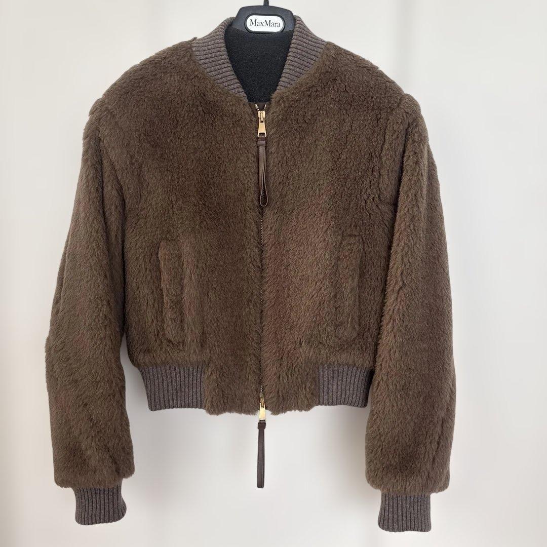 MaxMara マックスマーラ テディ ボンバージャケット SATURNO 38