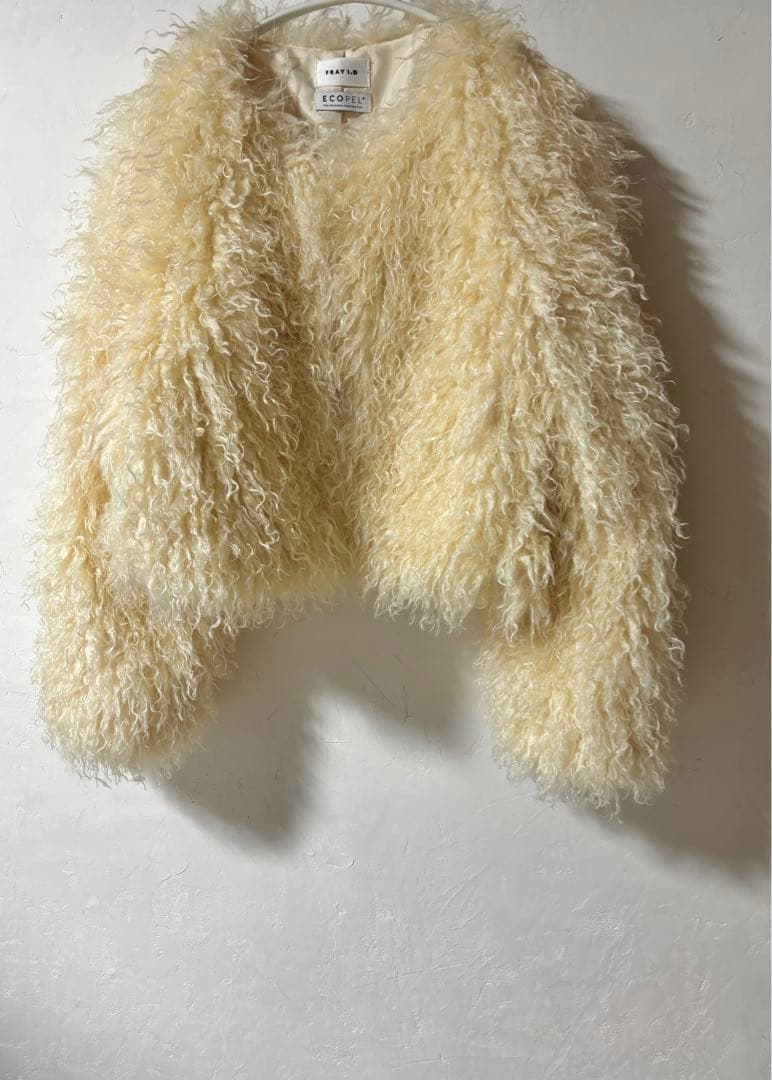 【FRAY I.D】ECOPELショートファーコート【美品/ショッパータグ同封】