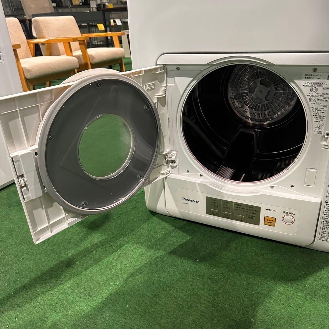 Panasonic 衣類乾燥機 NH-D603 6kg 2024年製 D021