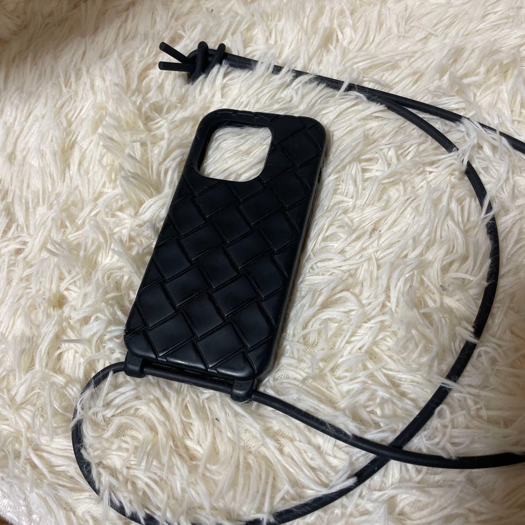 美品❤︎ ボッテガヴェネタ ストラップテックラバー iPhone14Pro ケース
