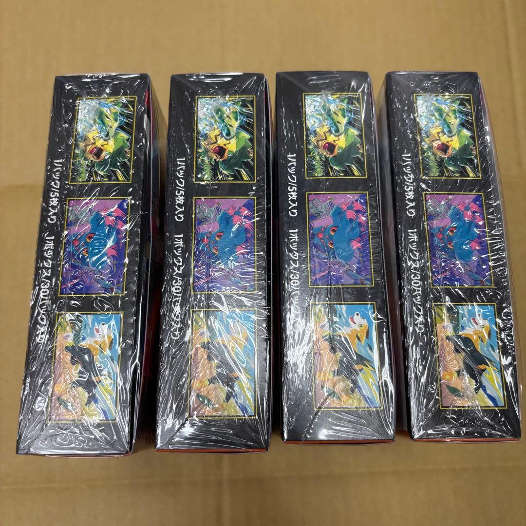 シュリンク付 ポケカ インフェルノX 4BOX