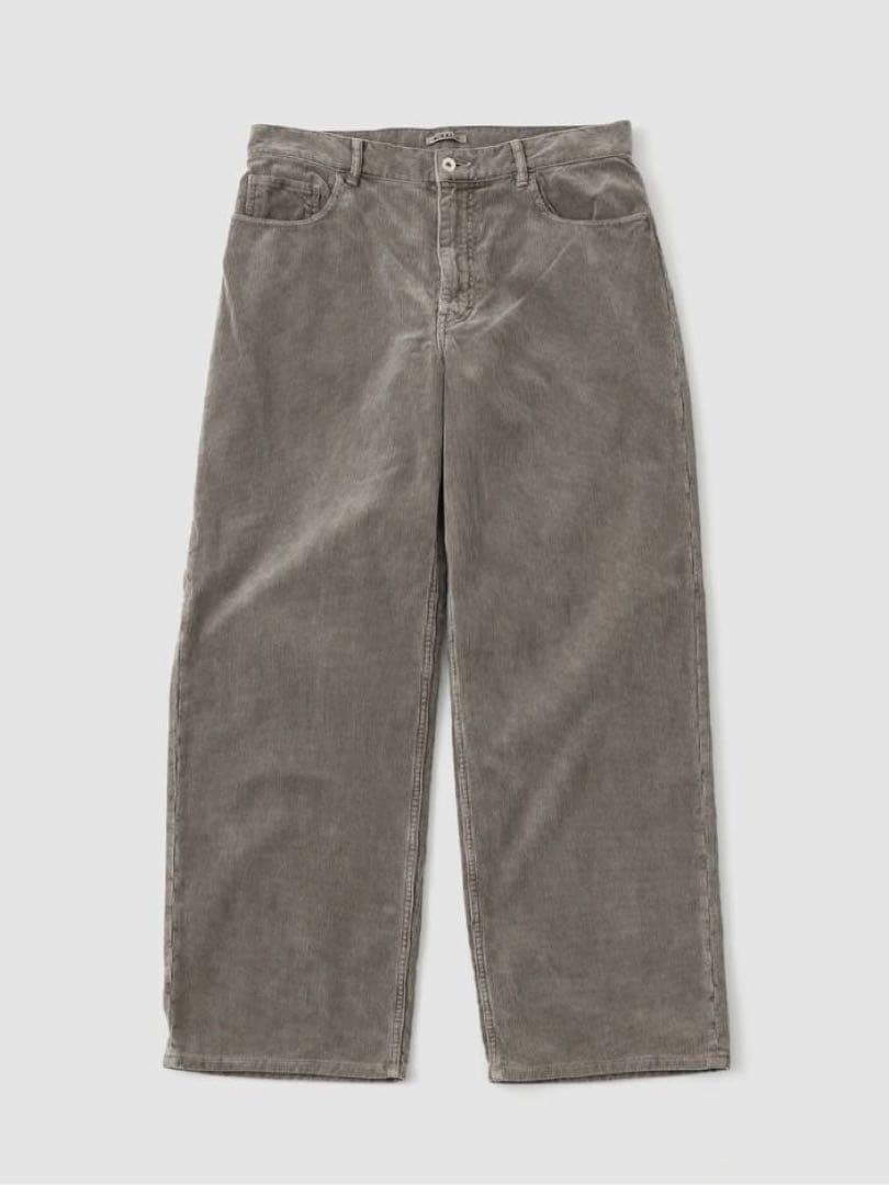 パンツ AURALEE PIGMENT DYED FINX CORDUROY 25aw