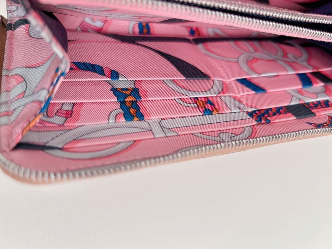 エルメス　シルクイン　長財布