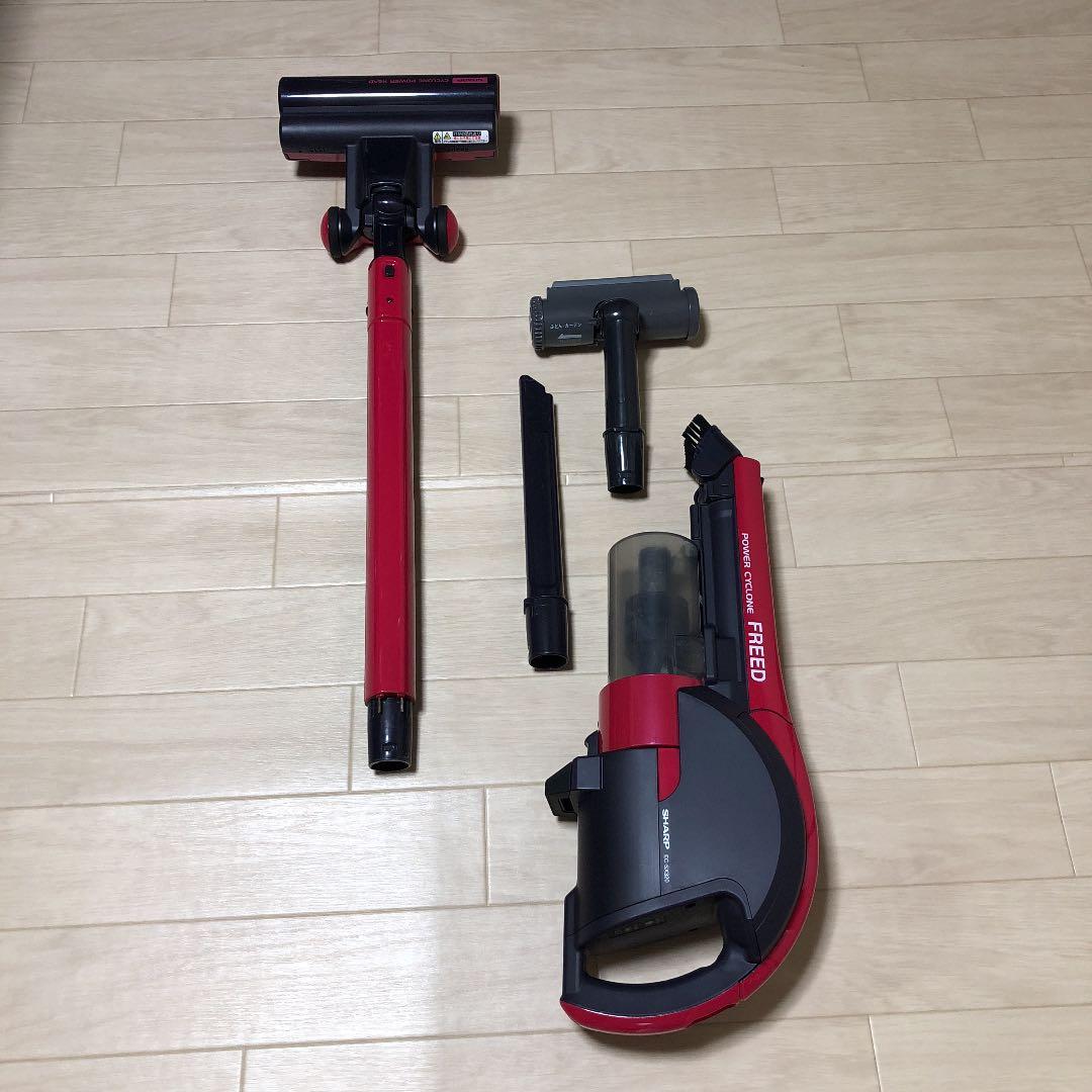 シャープ  EC-SX320  コードレス  掃除機  車  清掃