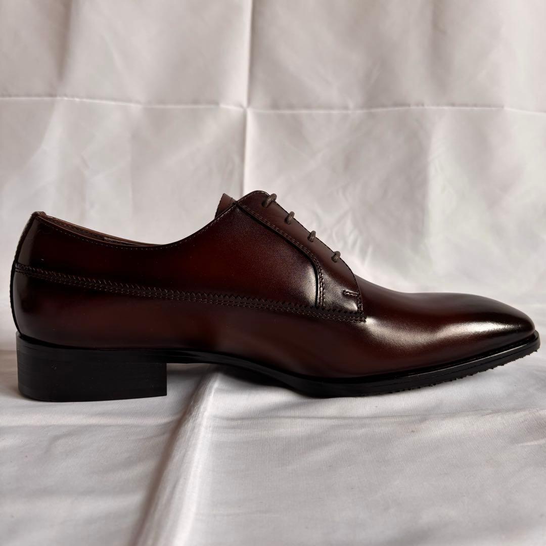 新品 [アントニオ デュカティ] 本革 外羽根 プレーン ビジネスシューズ 26