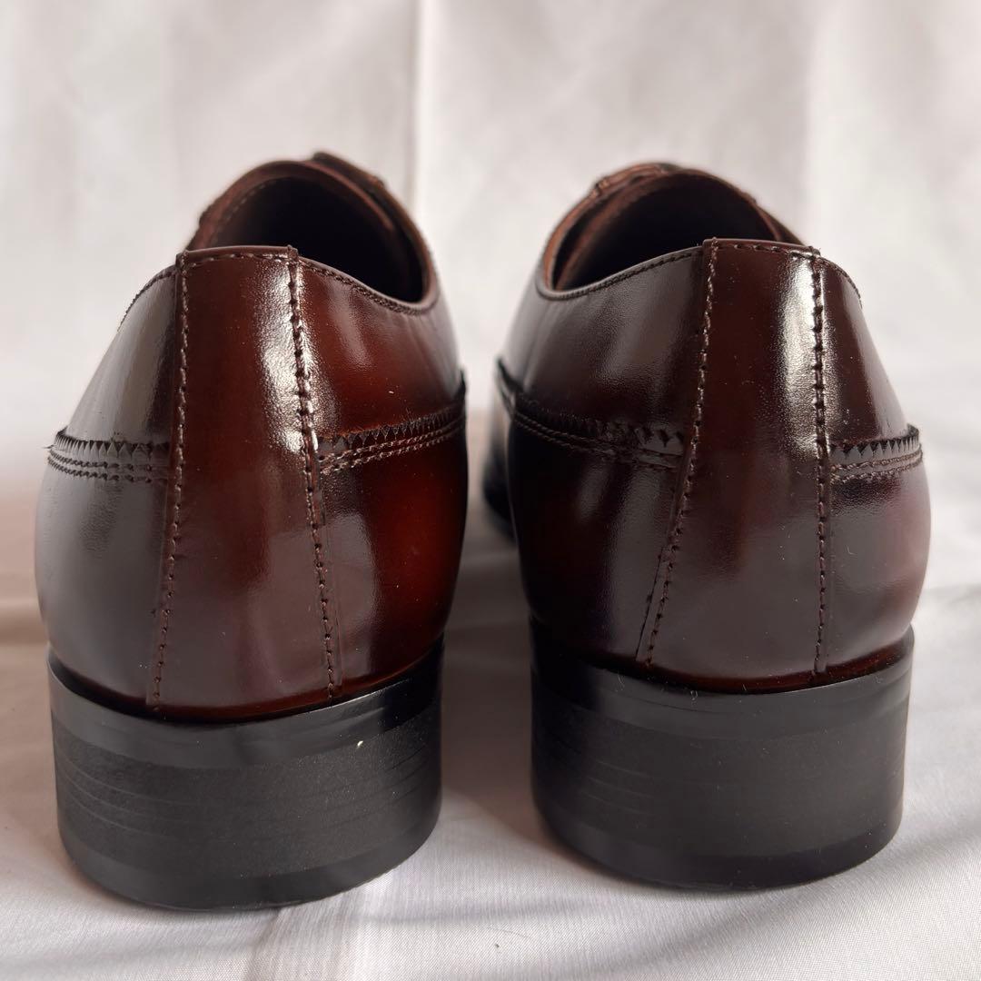 新品 [アントニオ デュカティ] 本革 外羽根 プレーン ビジネスシューズ 26