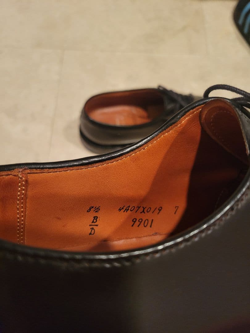 Alden ブラック 9901