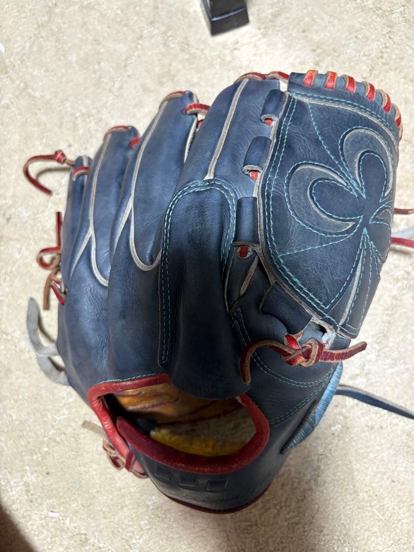 最終値下げMizuno Pro 軟式グローブ オーダー ダイバーシティーブルー