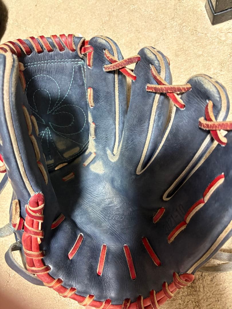 最終値下げMizuno Pro 軟式グローブ オーダー ダイバーシティーブルー