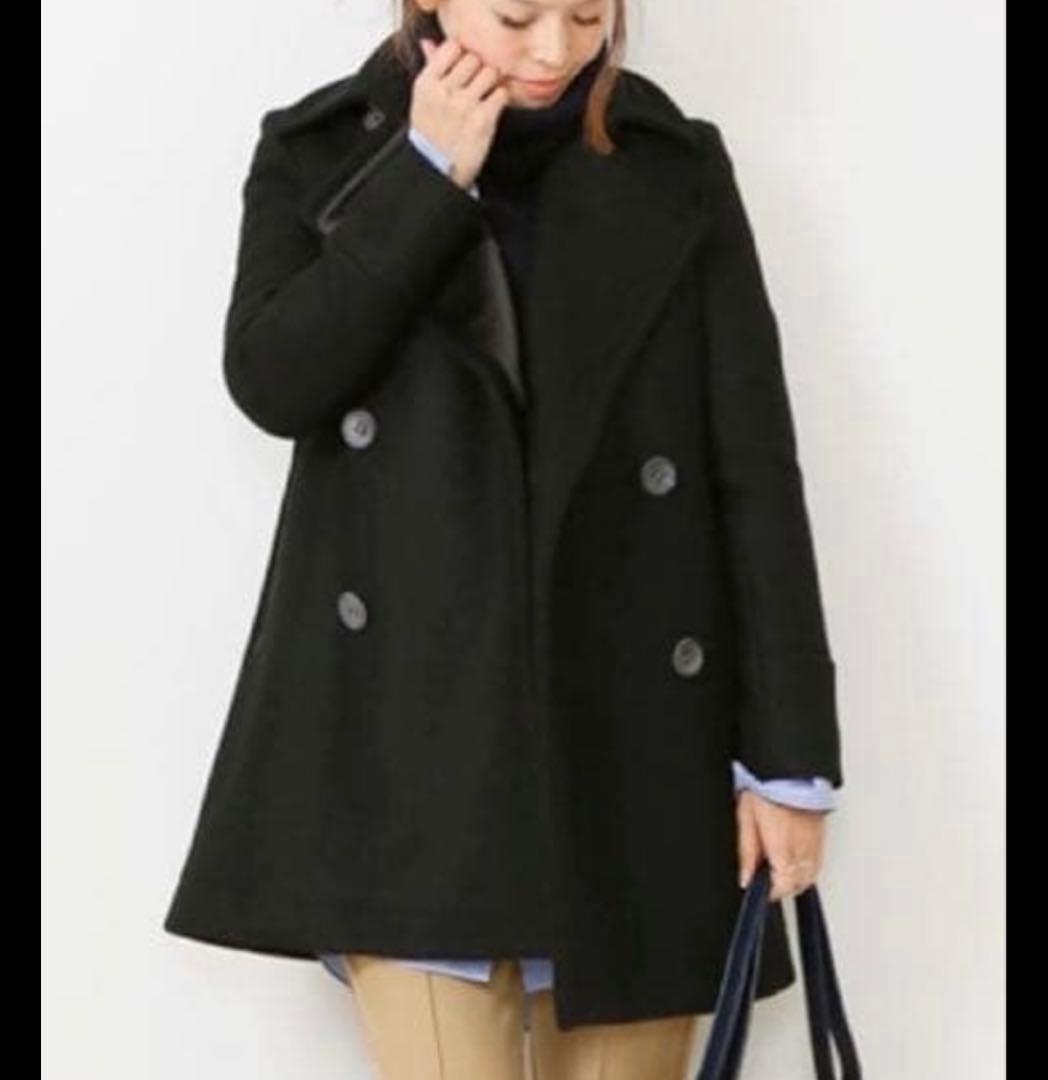 THE RERACS ザリラクス　ピーコート ブラック　38