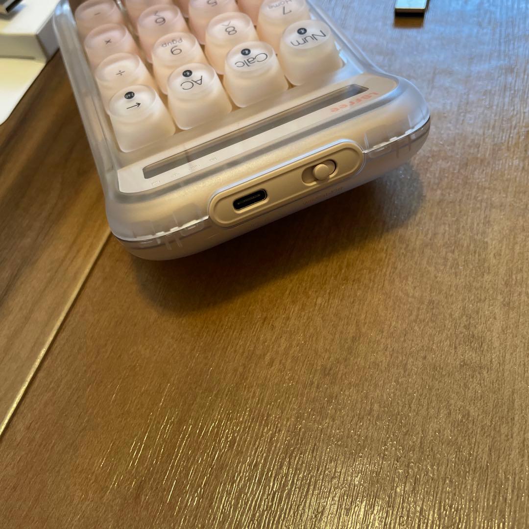 Lofree 電卓 ピンク リキッドファンデーション テンキー